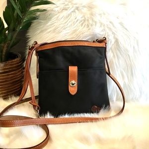 Dooney & Bourke Black Nylon Crossbody Handbag